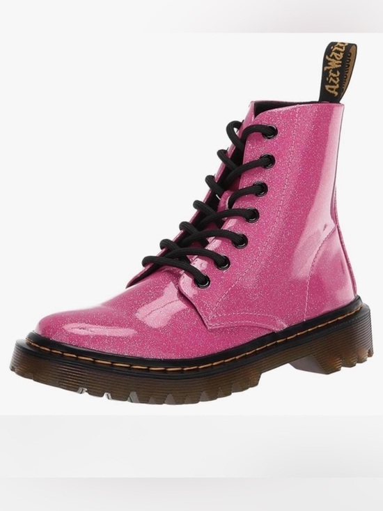 Dr. Martens Shoes - RARE! Dr. Martens Hot Pink Glitter Boots – Size 6 – New In Box